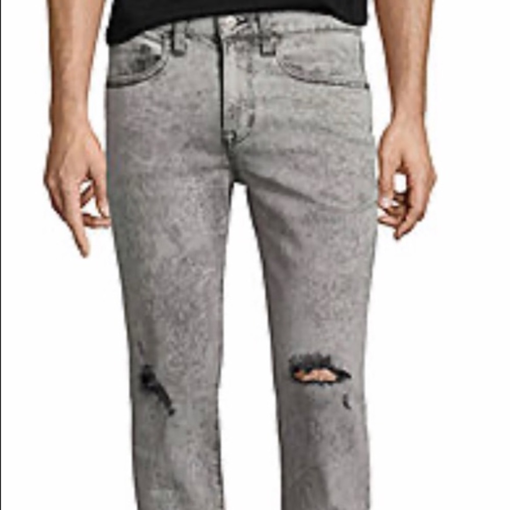 Arizona Men’s Jeans 36x32 Gray Low Rise Skinnies NWT